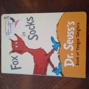 Dr Seuss fox in socks board book